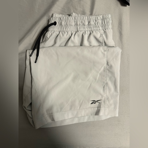 Reebok Shorts Mens Light Grey Running Shorts Poshmark